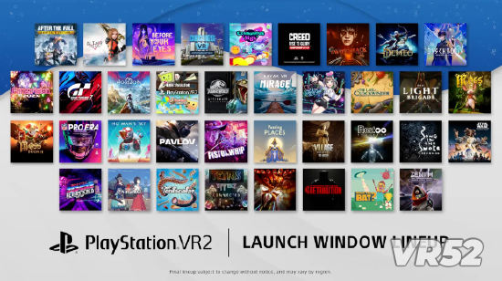 PSVR2首发游戏海报。图源：索尼
