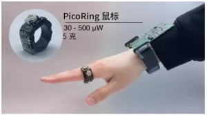 功耗仅449µW！超低功耗指环鼠标突破AR输入瓶颈