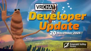 VRChat 发布11月20日开发者更新：桌面端新增第三人称视角，New Years 2026 内容征集启动！