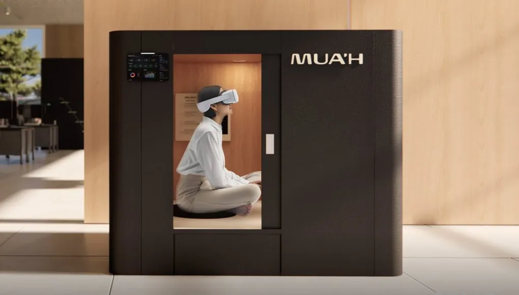 韩国XR公司推&ldquo;冥想舱&rdquo;：用VR+生物传感对抗职场倦怠